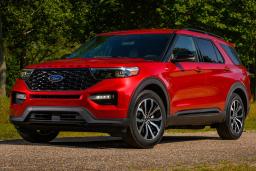 2022 Ford Explorer Front Left in Red